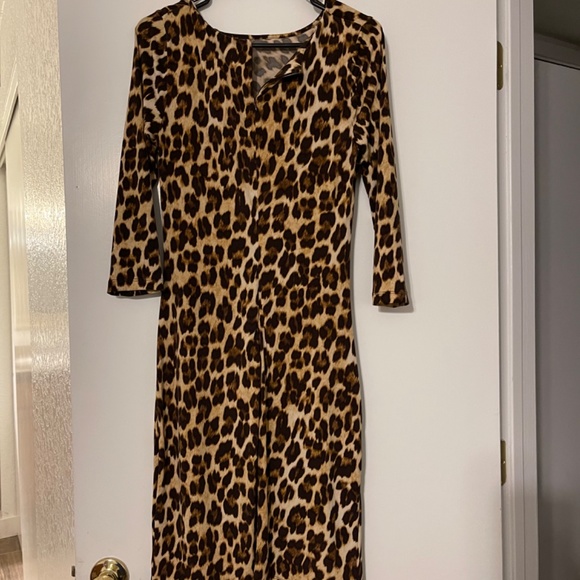 J.Lo Leopard Bodycon Dress - Picture 3 of 3